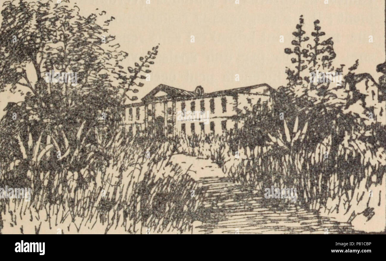 414 Île du Levant - Pénitencier-Dortoirs Stockfoto