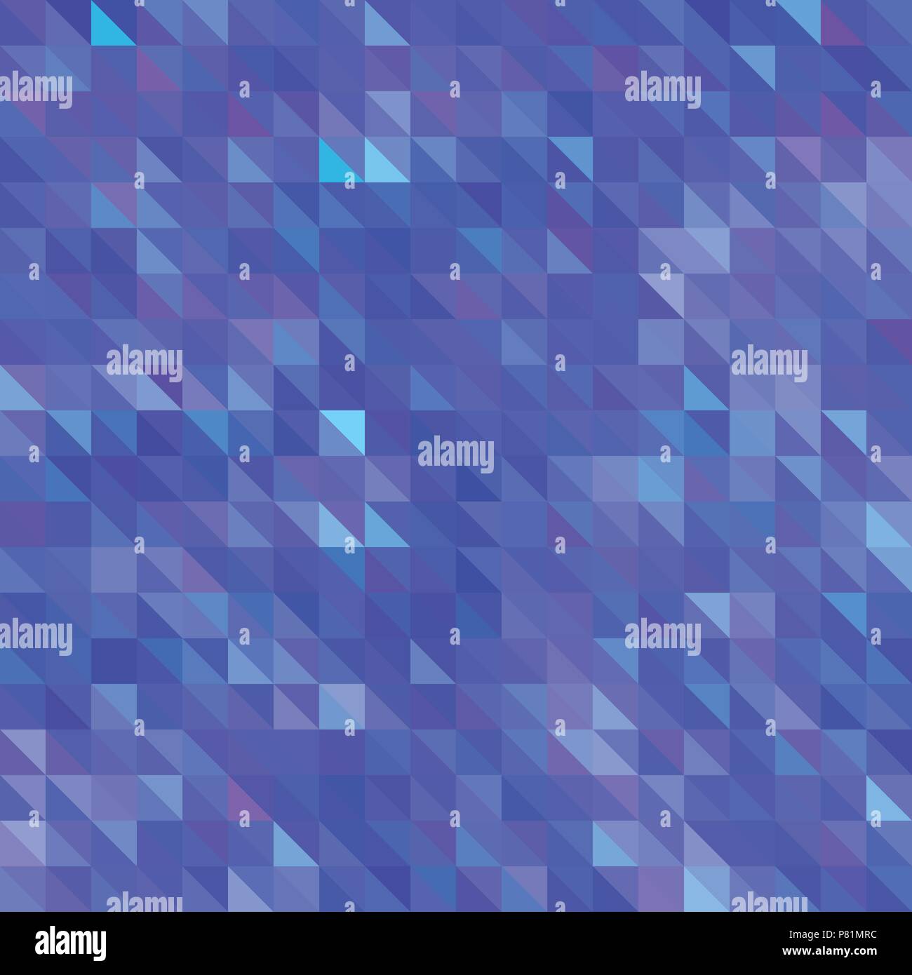 abstrakte Vektor geometrischen Dreieck Hintergrund - blau und violett Stock Vektor