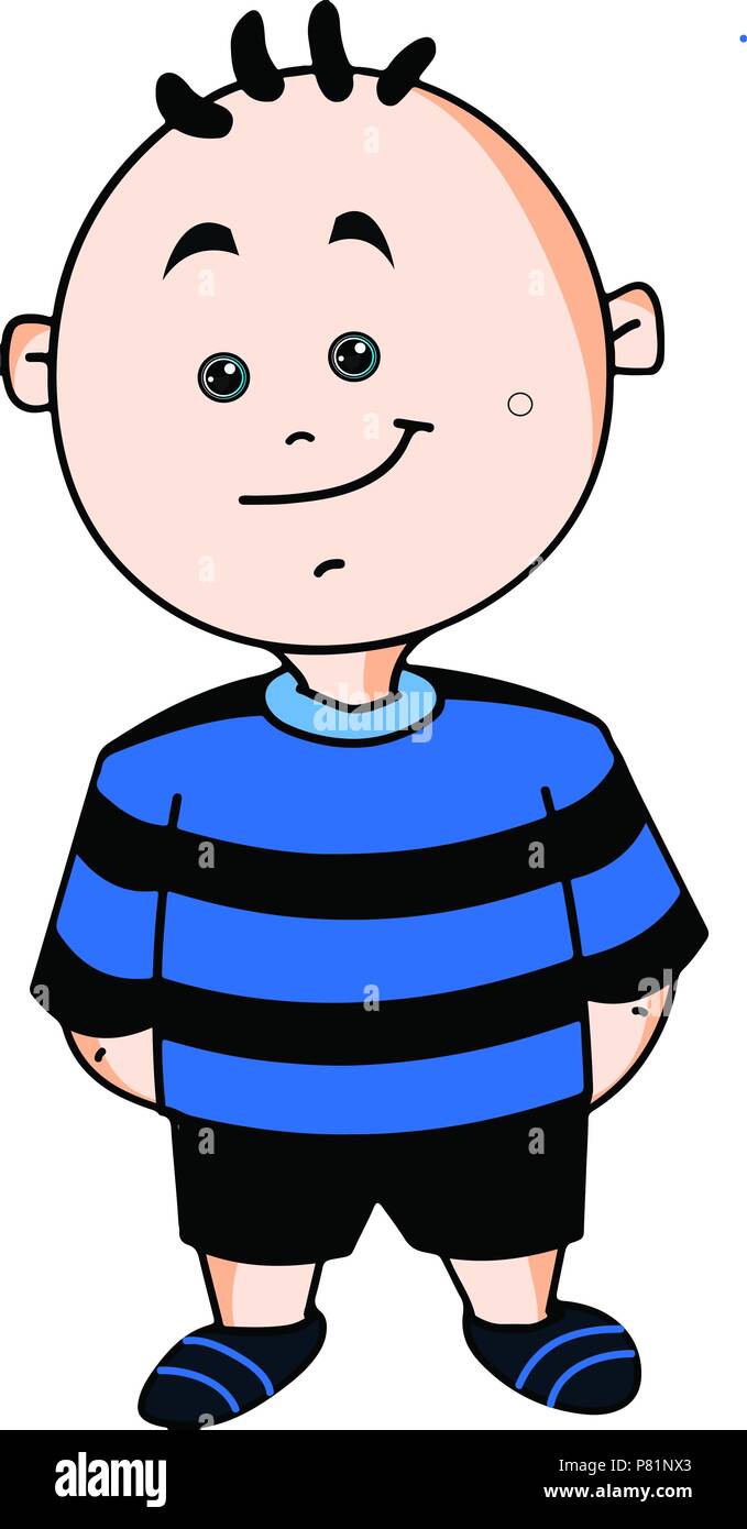 Kind in der glücklichen Stimmung Stockfoto