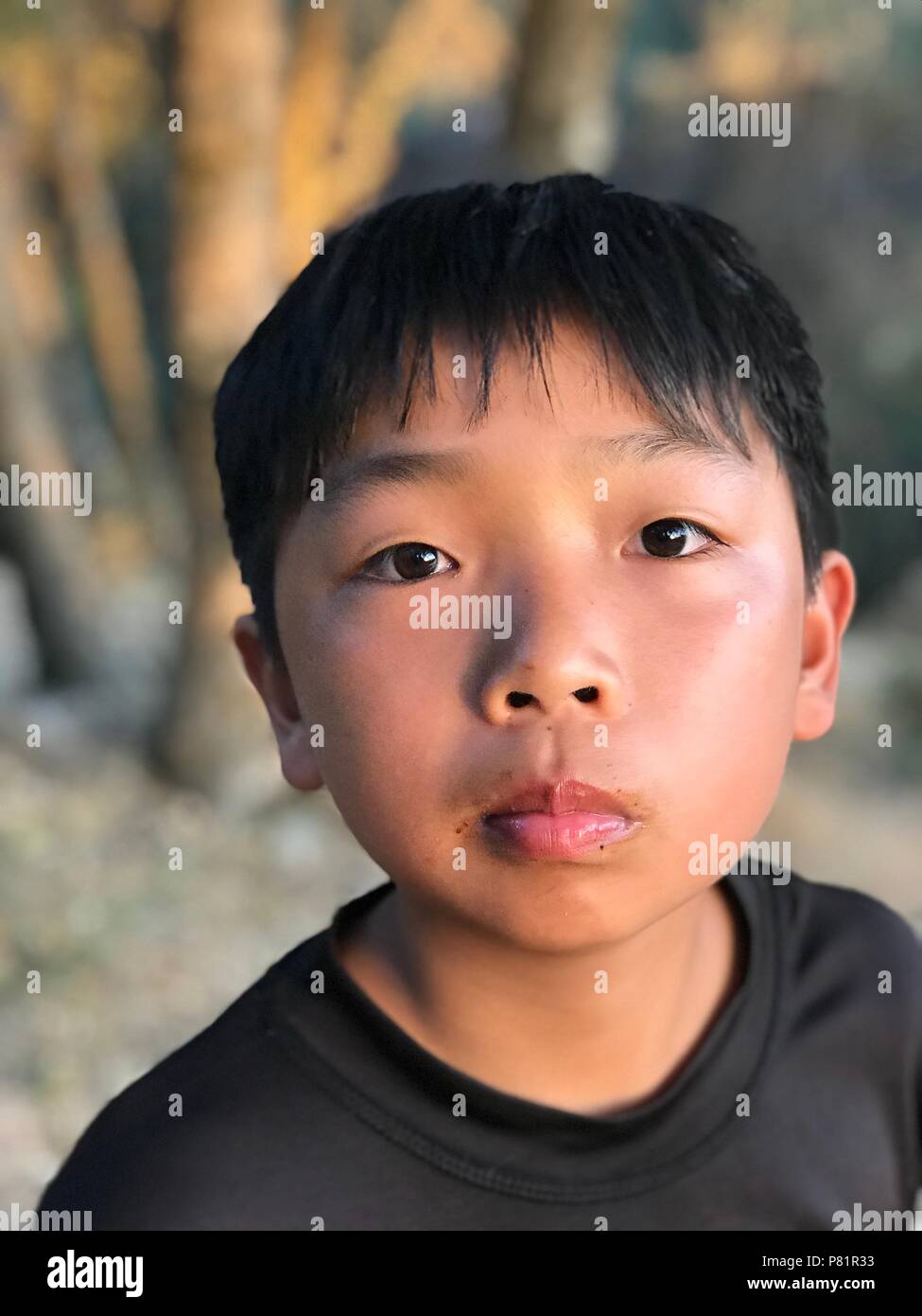 Kinder leben Stockfoto