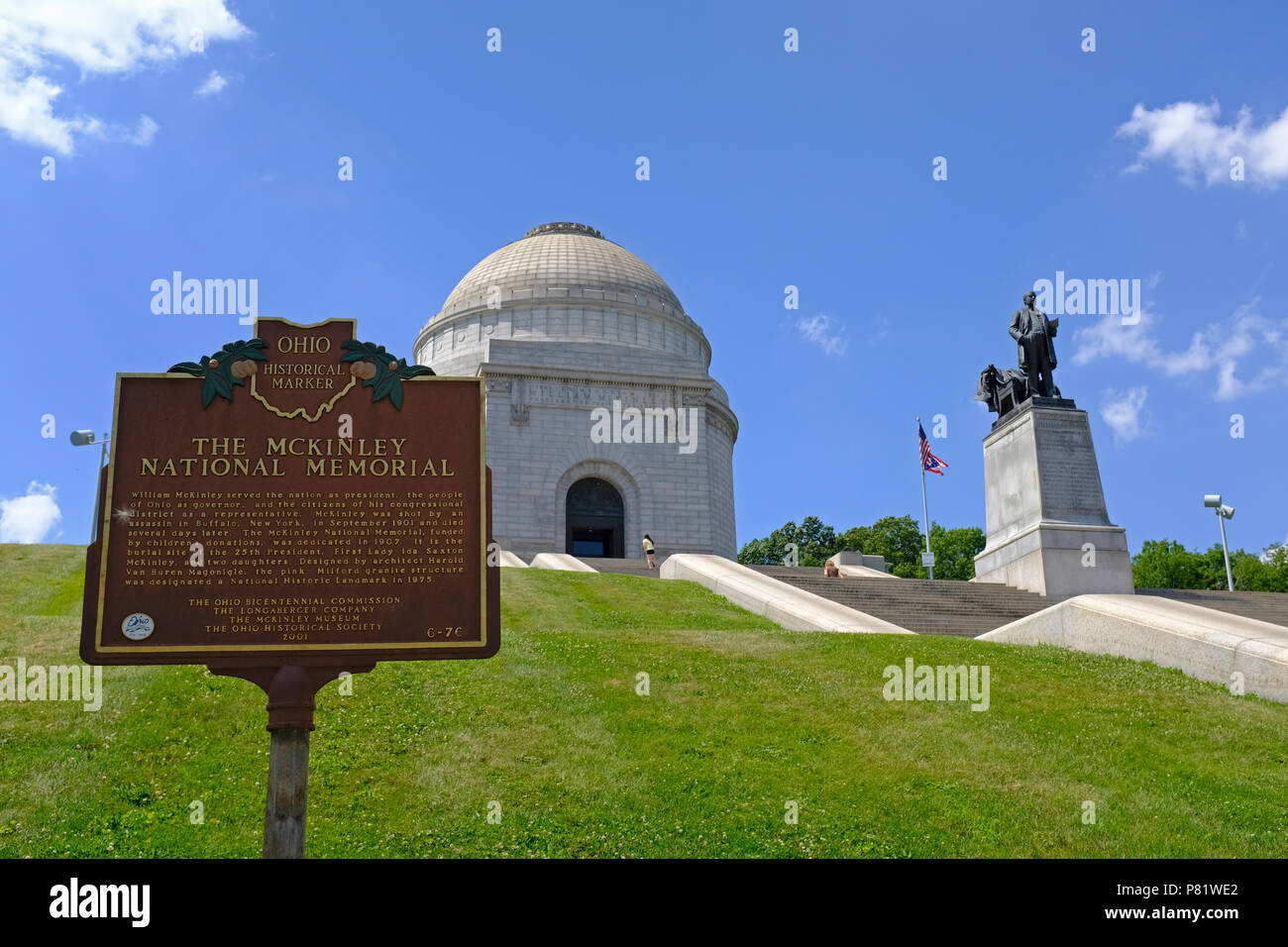 Der Präsident William McKinley Memorial in Canton, Ohio Stockfoto