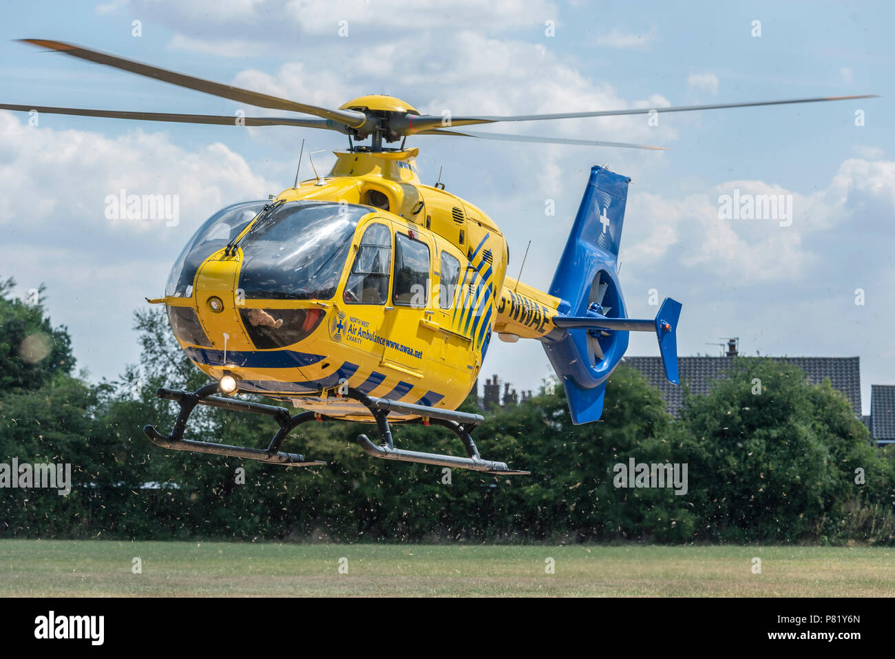 North West Air Ambulance Helicopter. Stockfoto