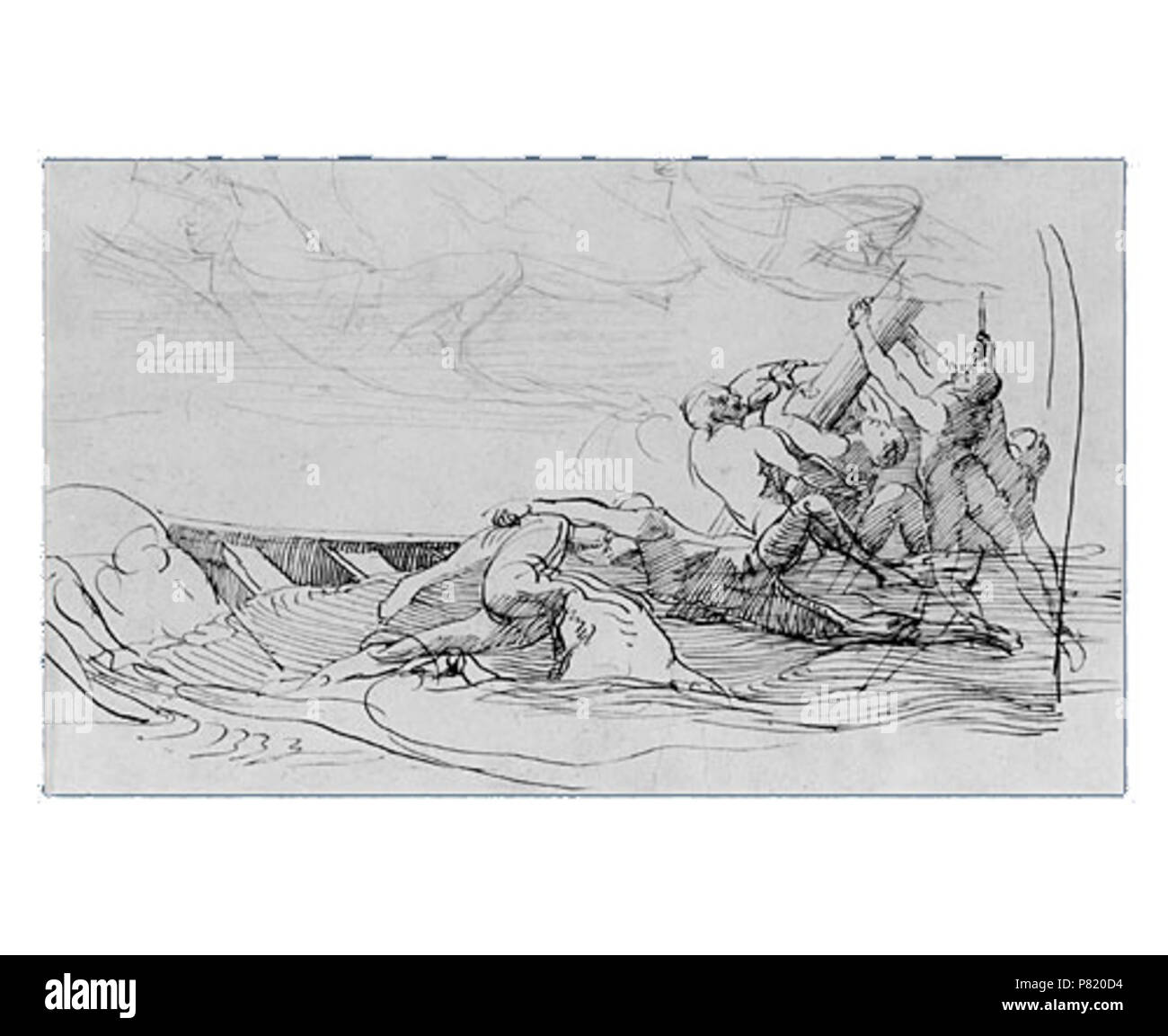 Englisch: John Singleton Copley (gestorben 1815) Studie für die Belagerung von Gibraltar Malerei. Diese Studien sind in der Met Museum für Kunst. 12 Februar 2005, 12:36:25 358 Studie-für-die-Belagerung von Gibraltar-1786 Stockfoto