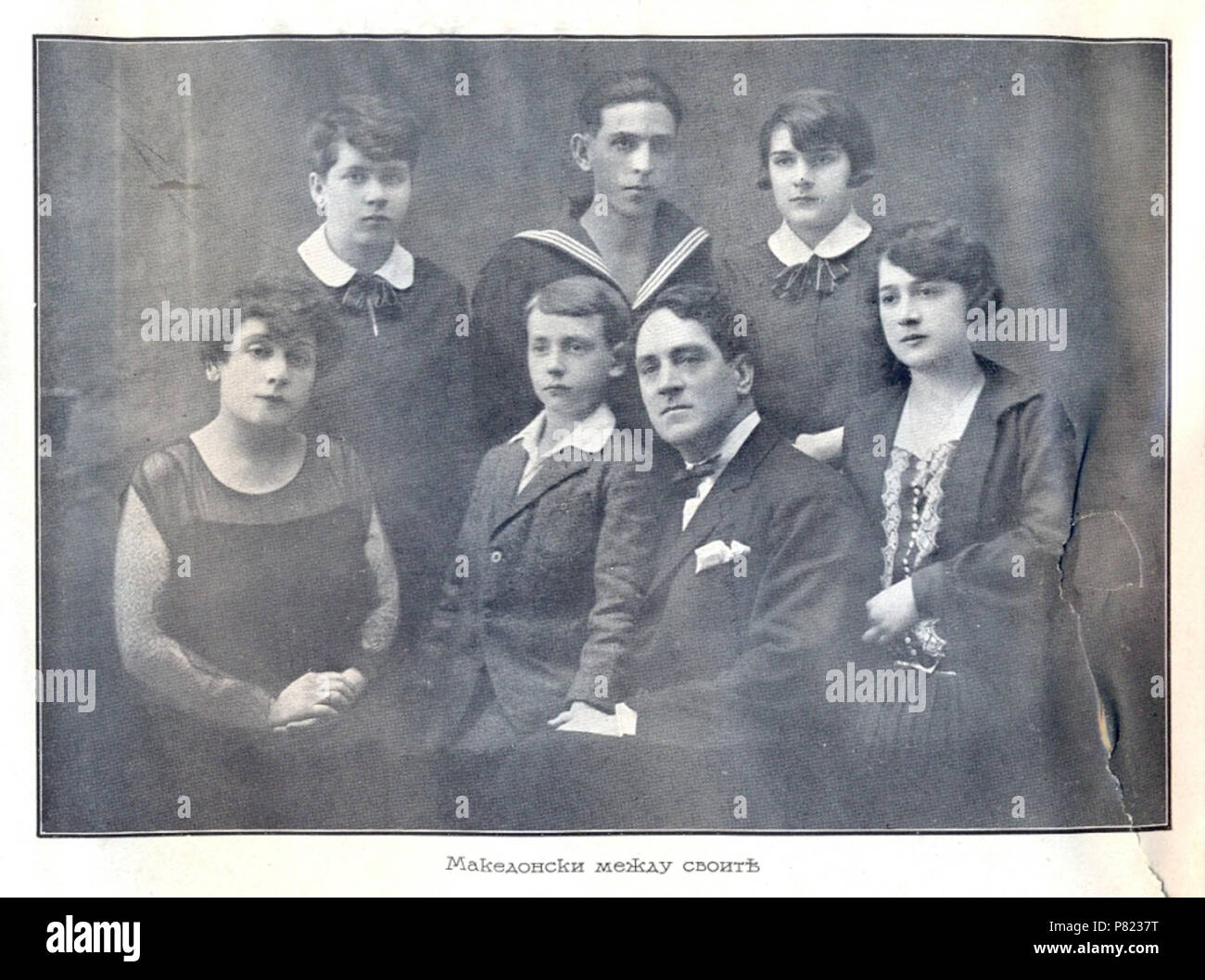 N/A. N/A410 BASA 41K -1-44-1 Stefan Makedonski mit seiner Völker 1928 Stockfoto