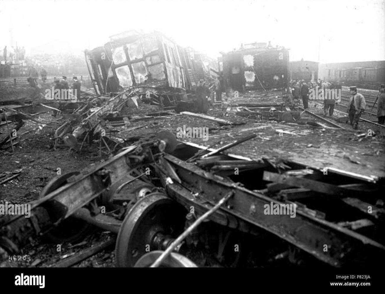 166 Février 1916 déraillement St Denis Paris Calais. 3 jpg Stockfoto