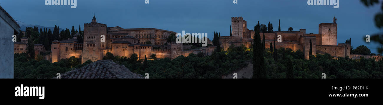 Die Alhambra in Granada, Spanien Stockfoto