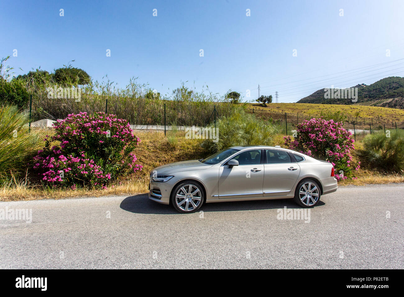 Spanien, Campamento 16 Juni 2016 Volvo S90 TEST DRIVE Stockfoto