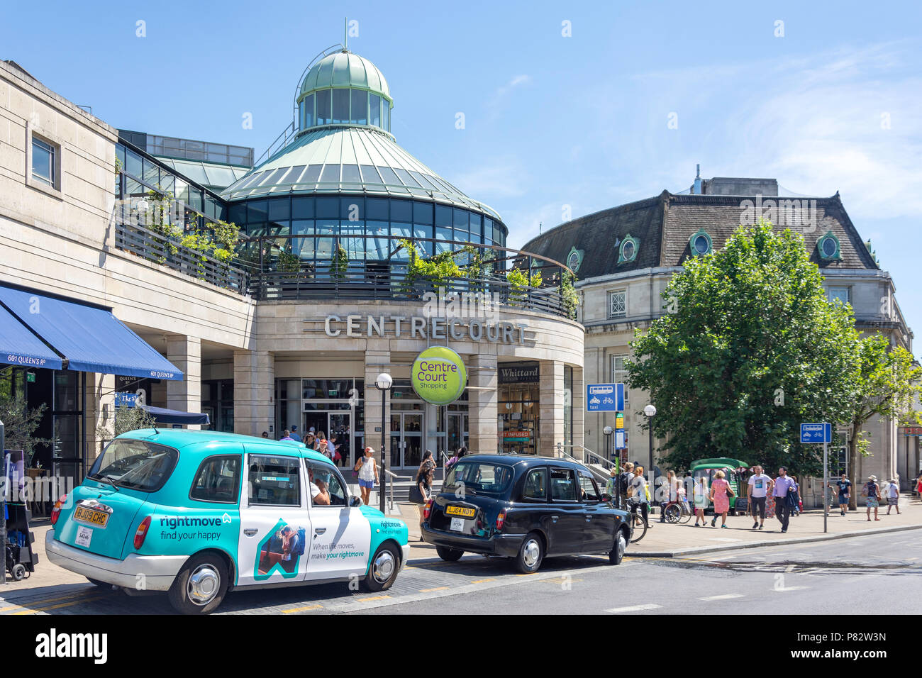 Center Court Shopping Center, den Broadway, Wimbledon, London Borough von Merton, Greater London, England, Vereinigtes Königreich Stockfoto