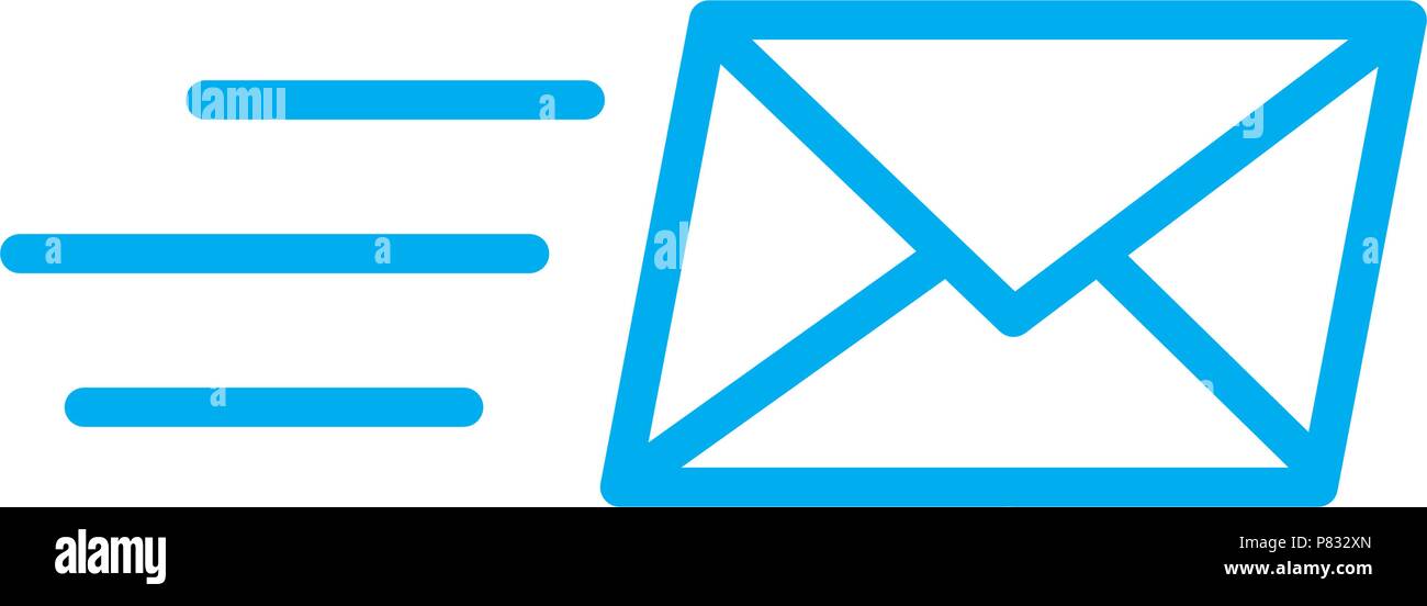 Symbol "E-Mail senden Web Icon vector Template Stock Vektor