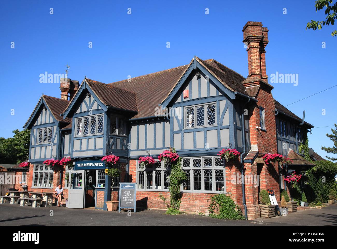 Die Mayflower pub Lymington Hampshire UK 2018 Stockfoto