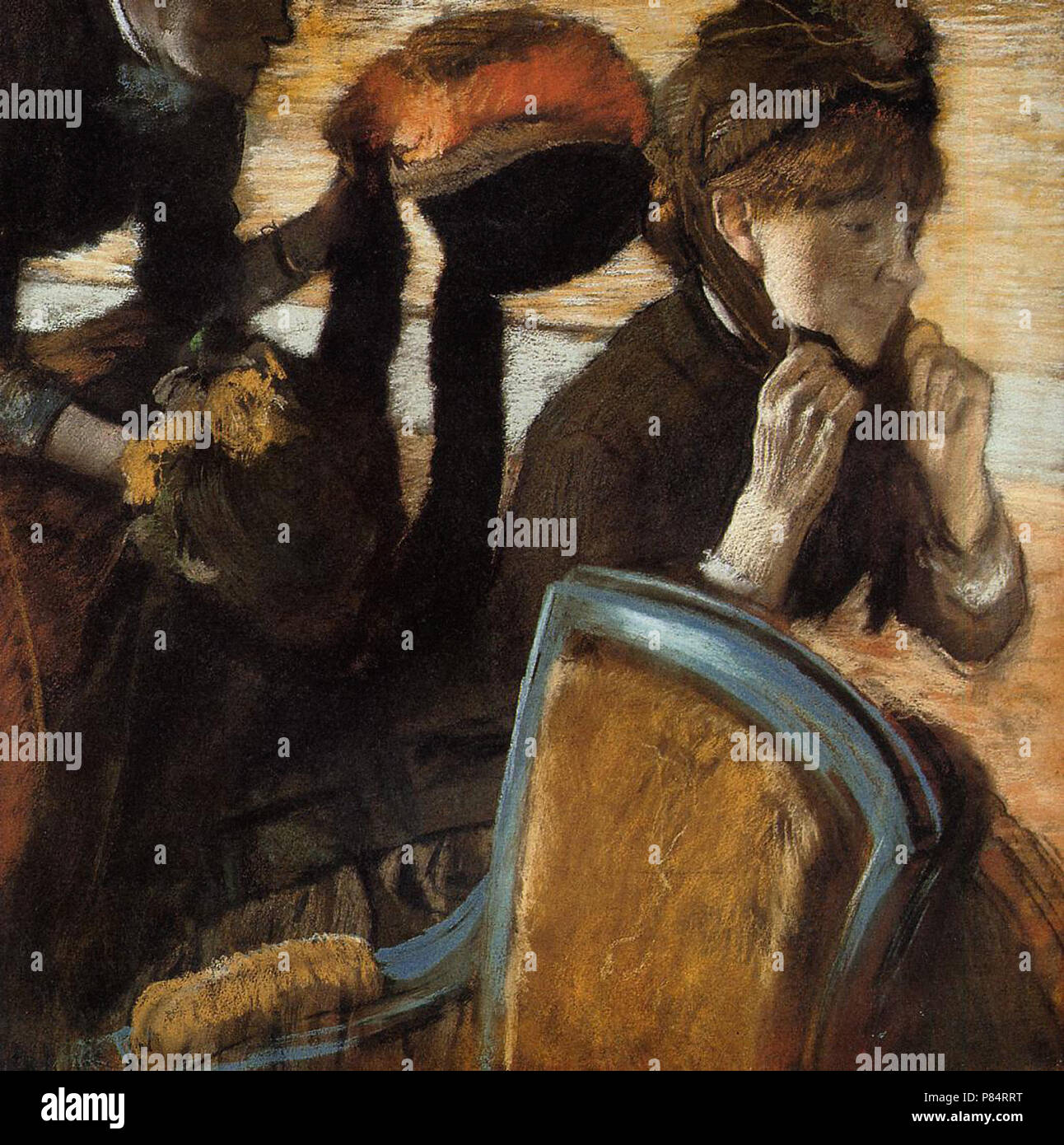 Edgar Degas - der Hutmacher 2C 1882 Stockfoto