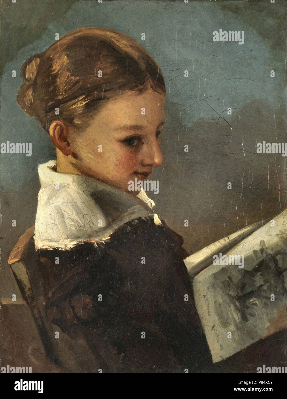 Courbet Gustave Juliette Courbet 3 (im Alter von 10 Jahren