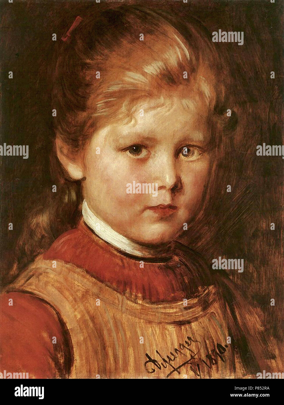 Defregger Franz Von - Erna Hanfstaengl Stockfoto