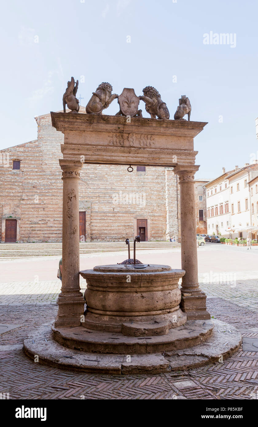 Montepulciano, Toskana, Italien Stockfoto