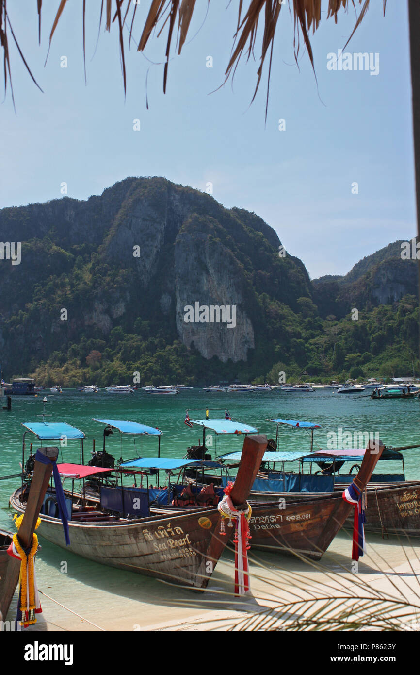10 Eilanden Westen van Thailand; Inseln westlich von Thailand Stockfoto