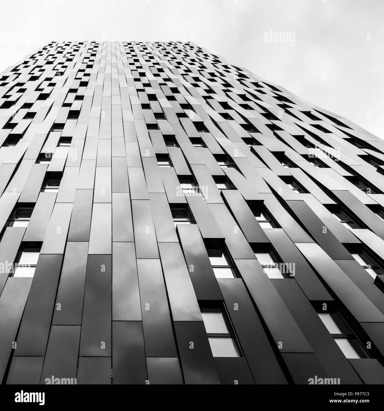 BILBAO PASSIVHAUS TOWER, der Höchste passive Wohngebäude in der Welt, Bolueta, Bilbao, Vizcaya, Baskenland, Spanien, Europa Stockfoto