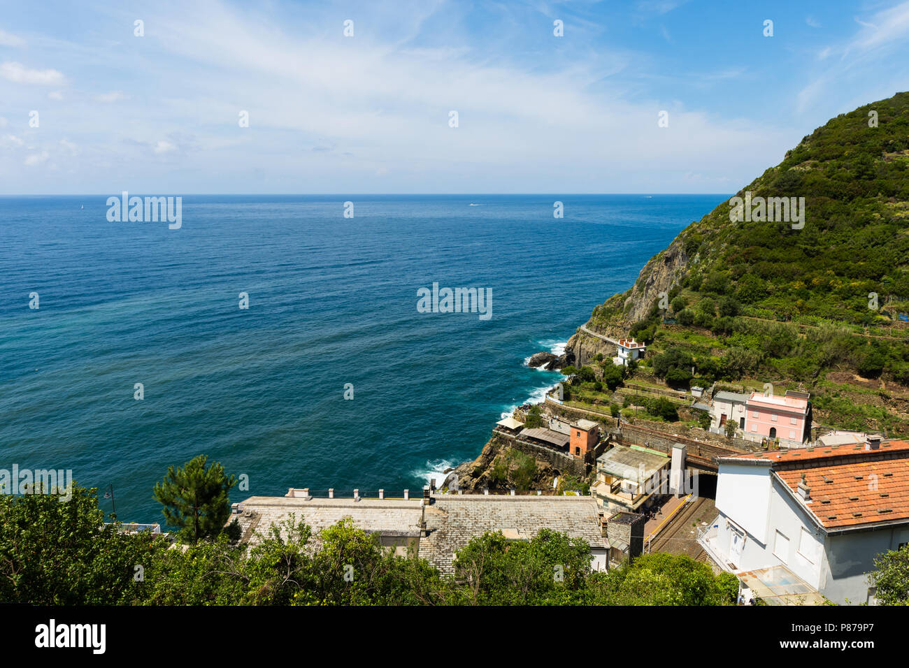 Die Cinque Terre Nationalpark ist ein Schutzgebiet, wie Italiens erster Nationalpark im Jahr 1999 eingesetzt. In der Provinz La Spezia, Ligurien. Stockfoto