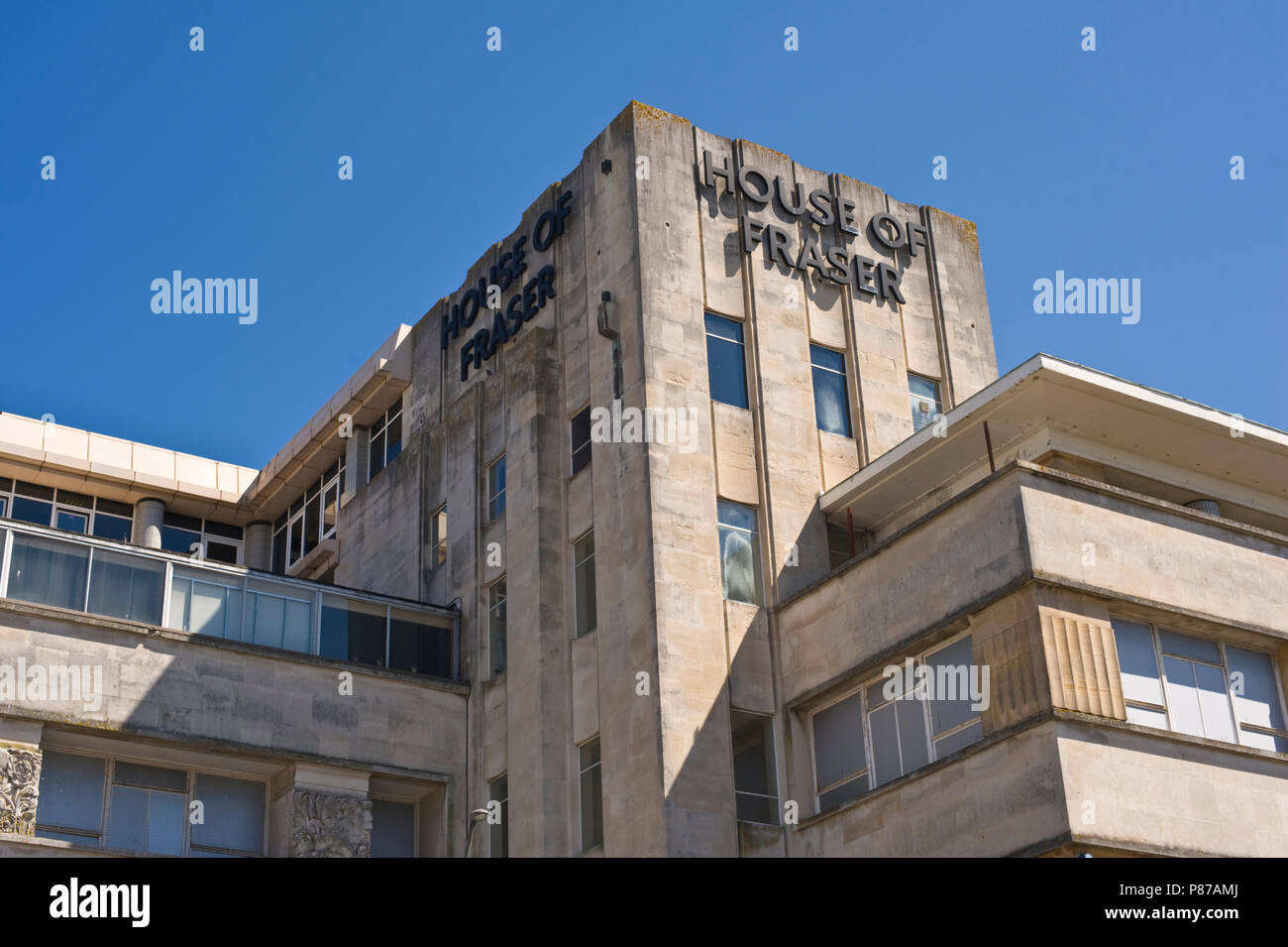 House of Fraser Department Store in Plymouth, Devon, England Großbritannien Stockfoto