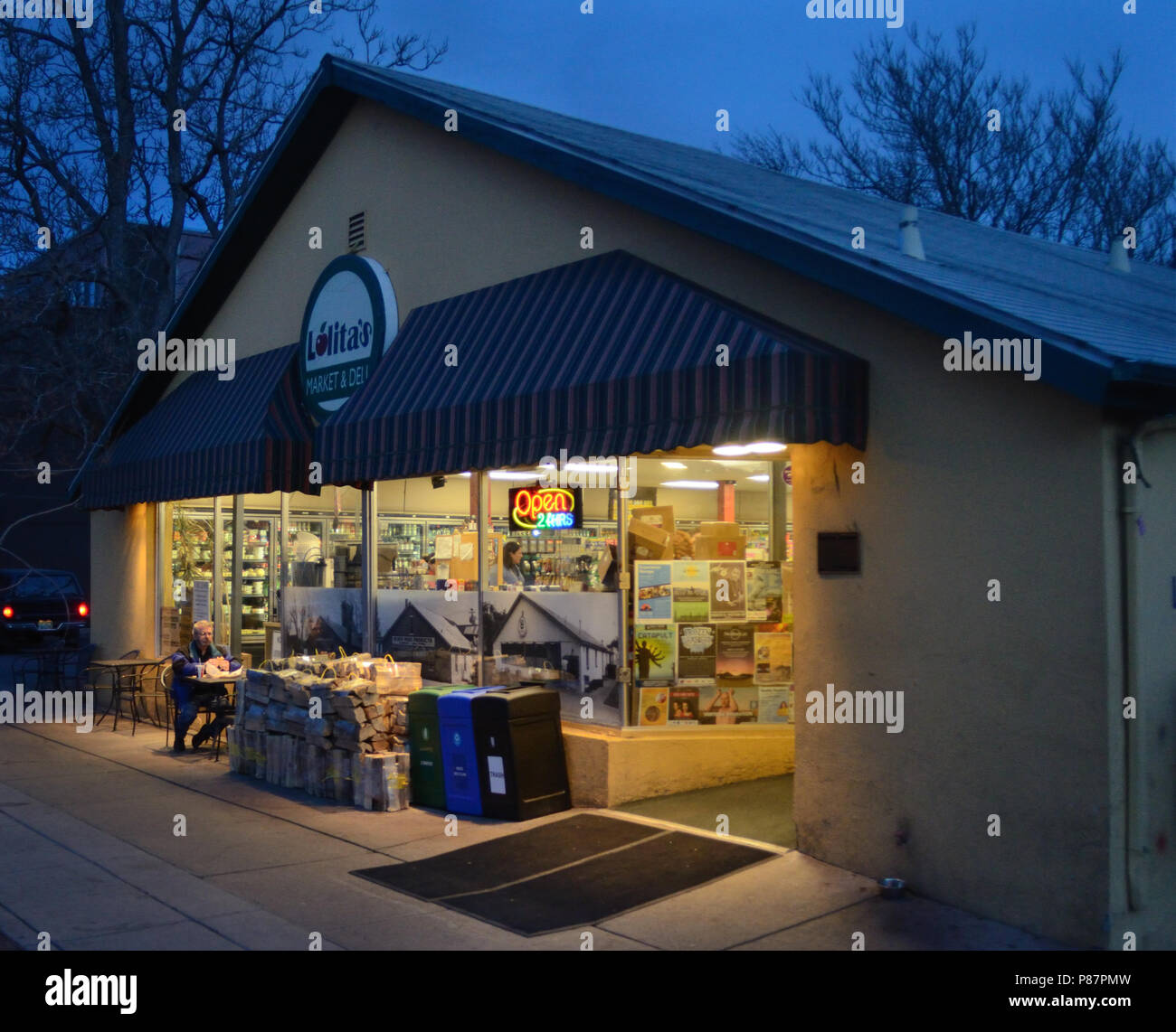Lolita ist ein kleiner Markt und Feinkost in der Nähe der westlichen Rand der Boulder's Innenstadt Stockfoto