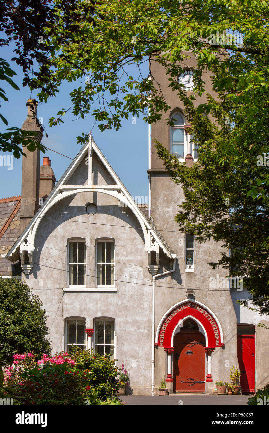 Großbritannien, Nordirland, Co Antrim, Antrim, Larne Straße, Karl Shiels Institution Armenhäuser Stockfoto