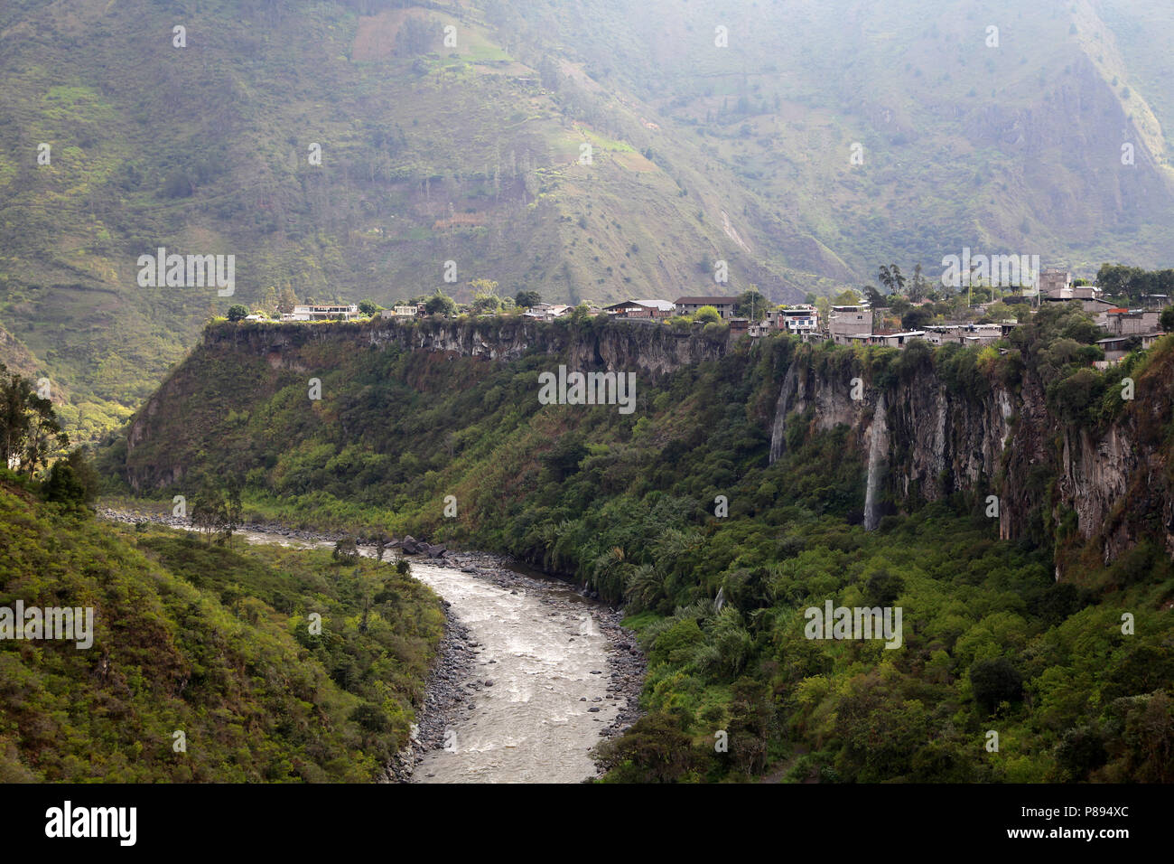 Baños de Agua Santa Ecuador Stockfoto