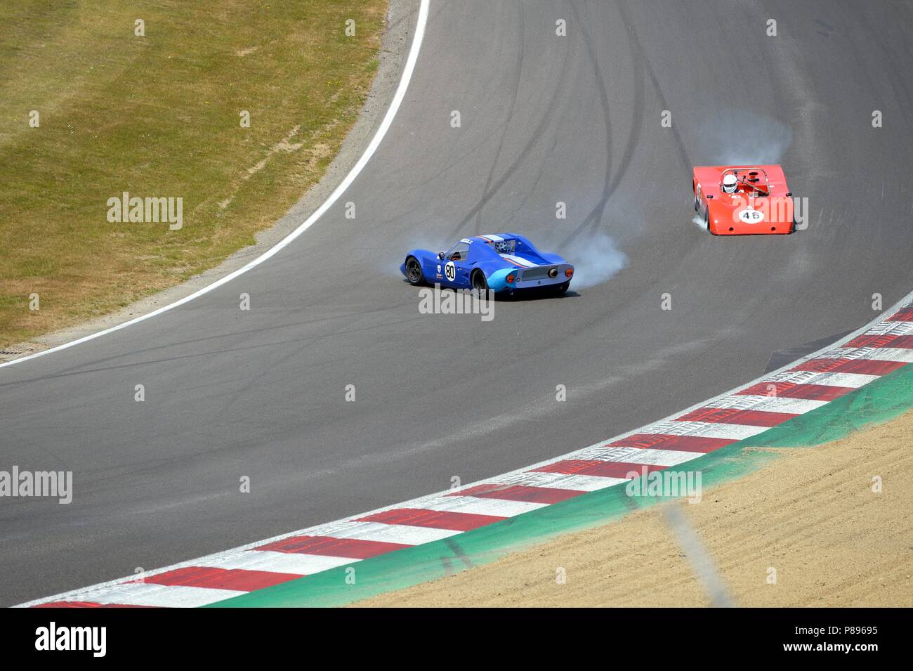 Brands Hatch car racing Stockfoto