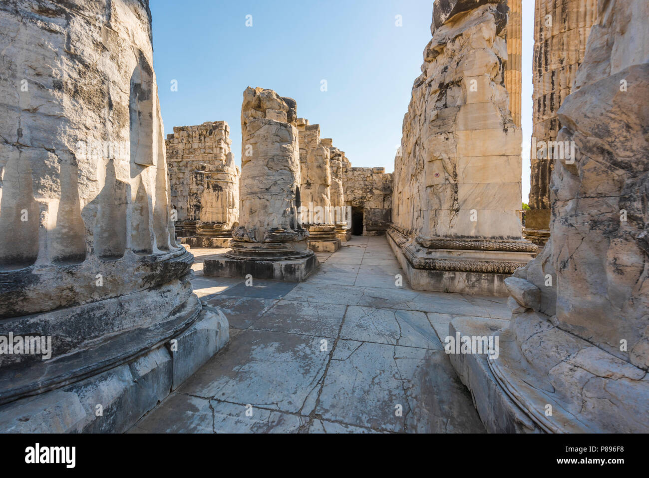 Apollontempel in Didyma, Türkei Stockfoto