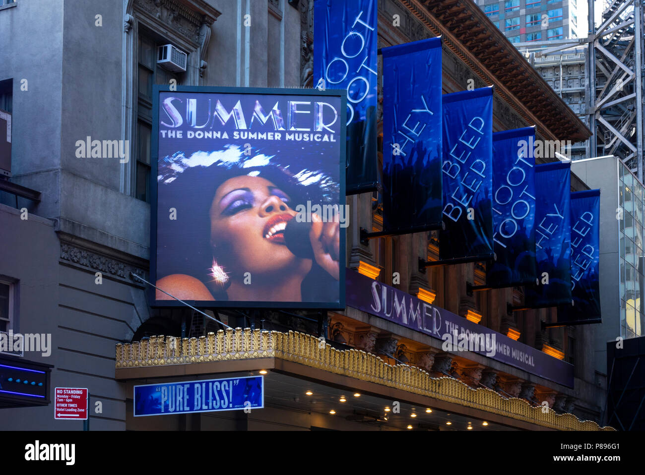 Sommer, die Donna Summer Musical in New York City Stockfoto