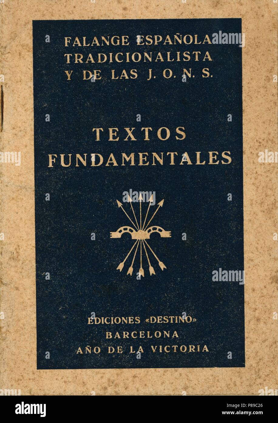 España. Guerra Civil (1936-1939). Portada de la publicación de los