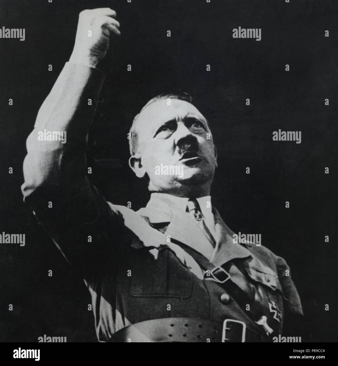 Adolf Hitler (1889-1945), político austríaco, Principal ideólogo del nazismo. Año 1943. Stockfoto