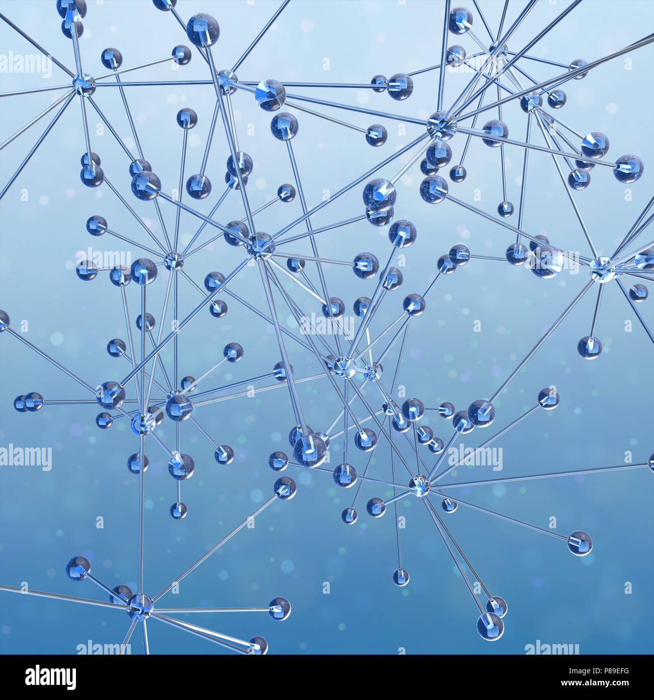 Rendering Model abstract Hintergründe Biologie Stockfoto