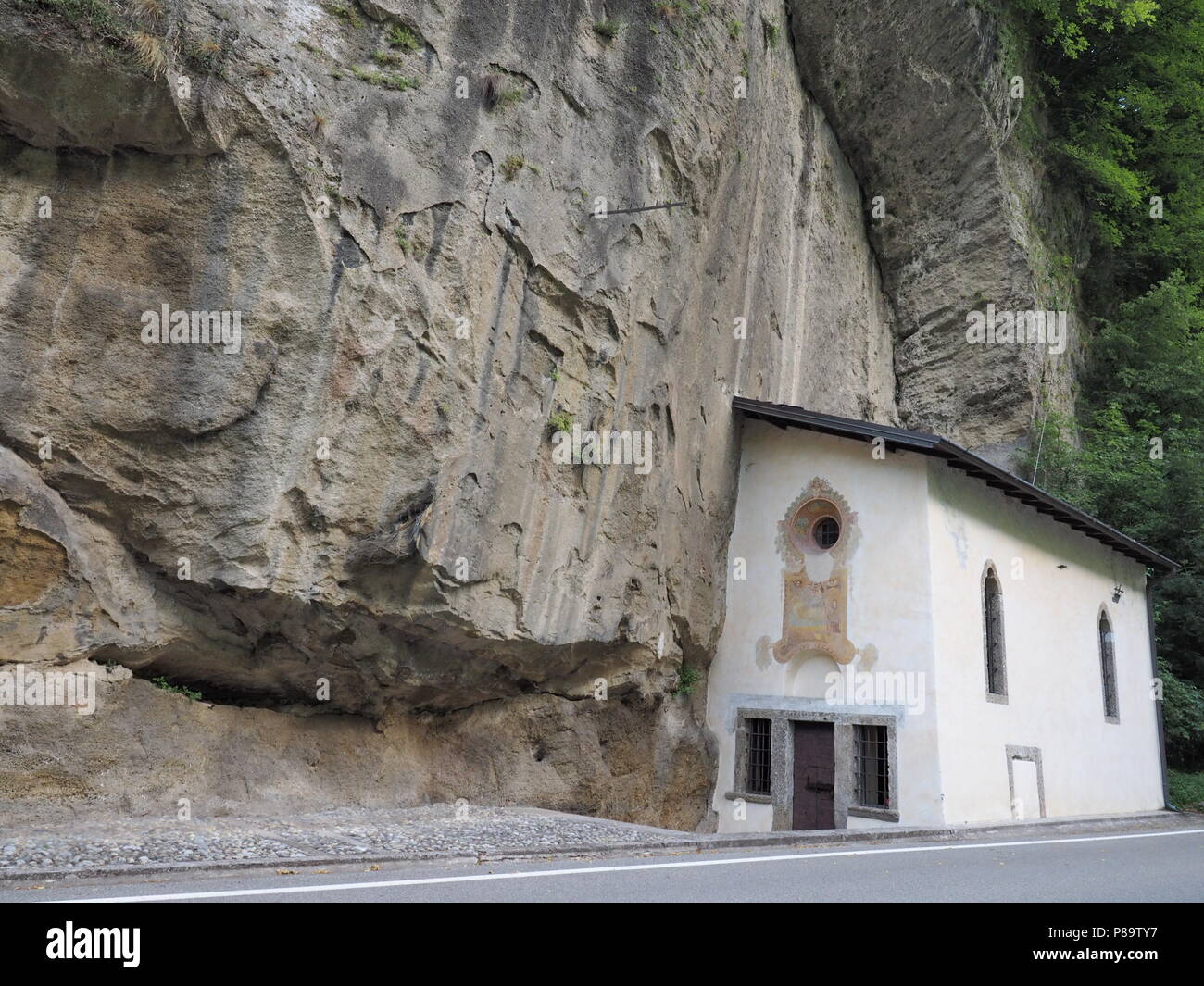 Die Kirche auf dem Felsen Stockfoto