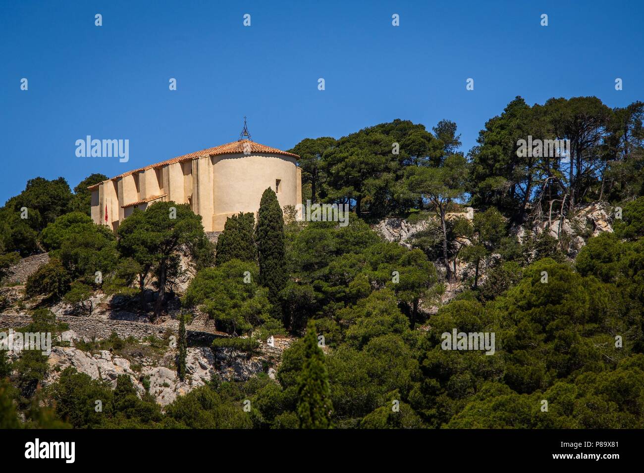 Entdecken sie Gruissan, Frankreich Stockfoto