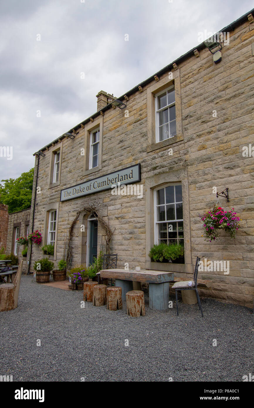 Der Herzog von Cumberland Pub, Castle Carrock, Cumbria Stockfoto