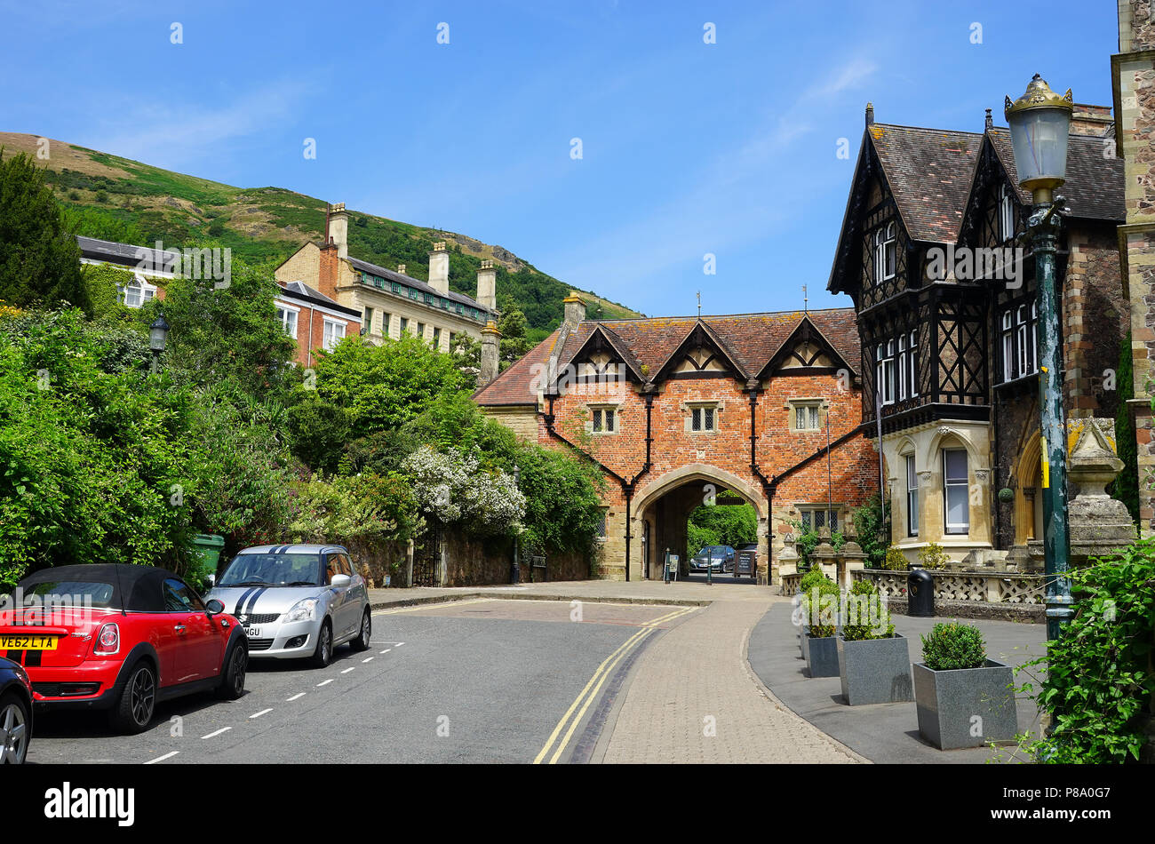 Das Priorat Torhaus, Malvern Stockfoto