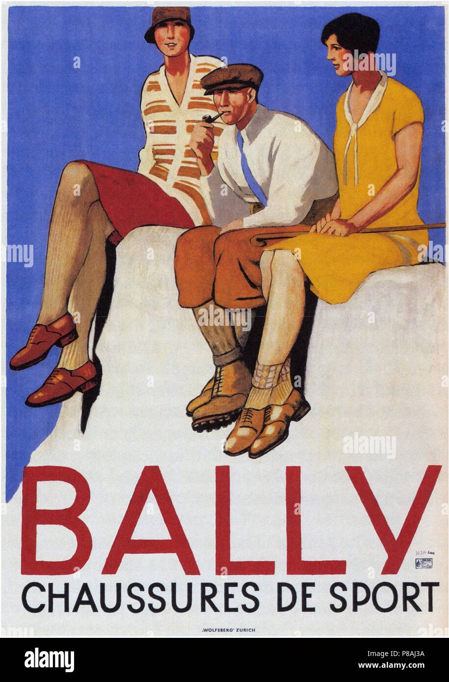 Bally Sportschuhe. Museum: private Sammlung. Stockfoto