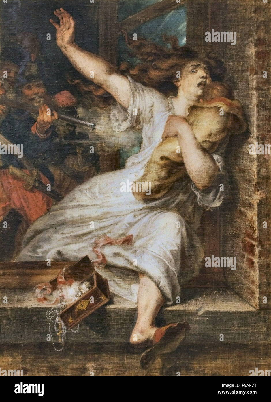 Wiertz Antoine - La Zivilisation Du Xixe Siècle Stockfoto