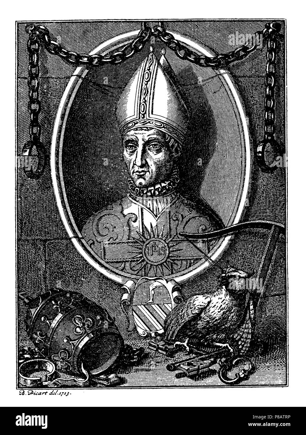 Papst Johannes XXIII. Papst gewählt wurde 1410 und erneut 1415 zur Abdankung gezwungen, 1923 Stockfoto