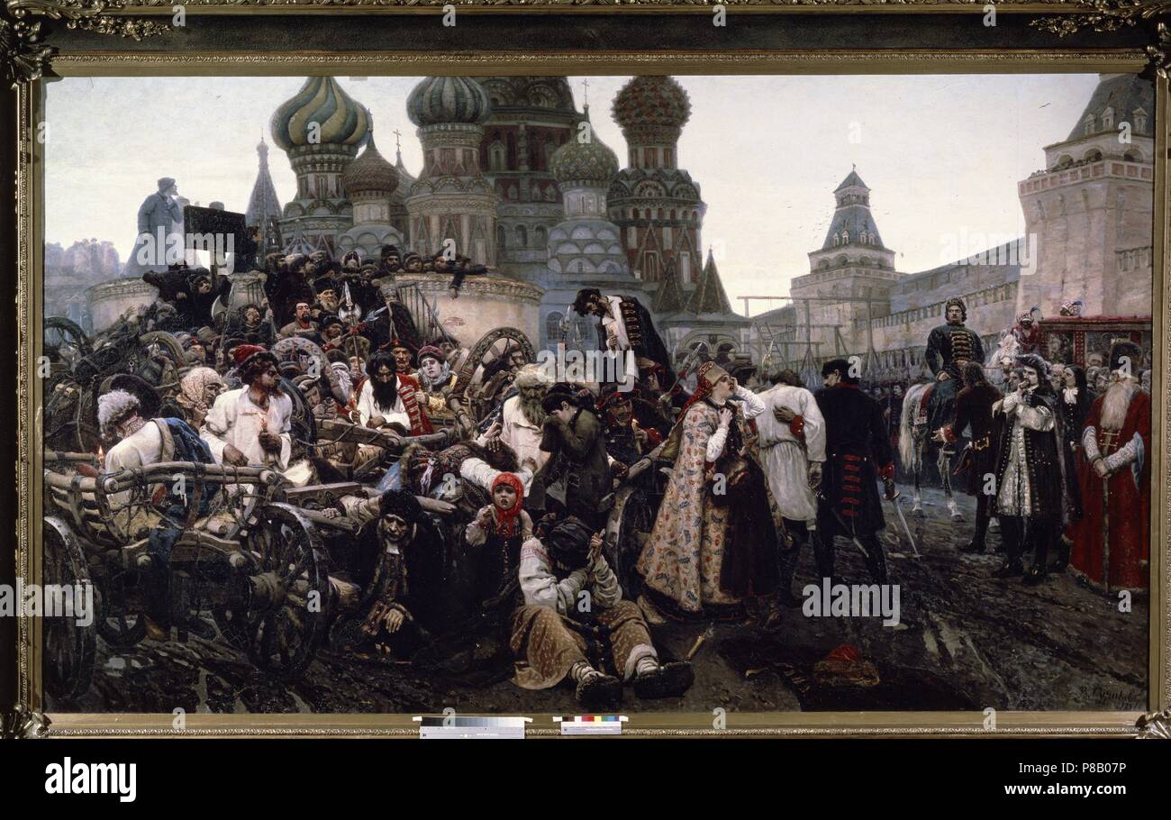 Morgen der Italeri" Ausführung. Museum: Staatliche Tretjakow-Galerie, Moskau. Stockfoto