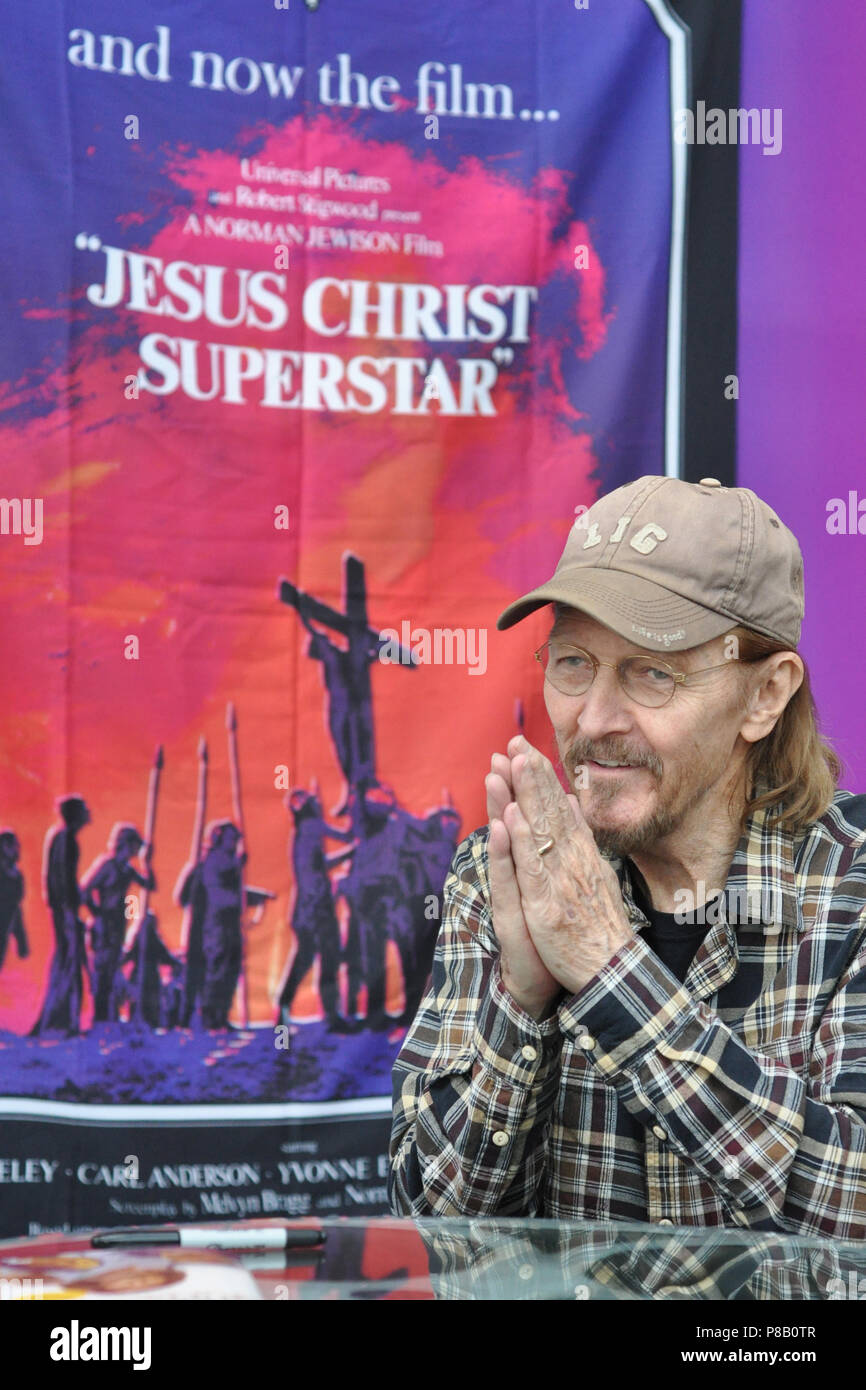 Ted Neeley, Stern von Jesus Christ Superstar, Hosts Film und Unterzeichnung des Hollywood Boulevard Theater in Woodridge, IL außerhalb von Chicago am 8. Juni 2018 Mit: Ted Neeley Wo: Woodridge, Illinois, United States Wann: 09 Aug 2018 Quelle: Adam Bielawski/WENN.com Stockfoto