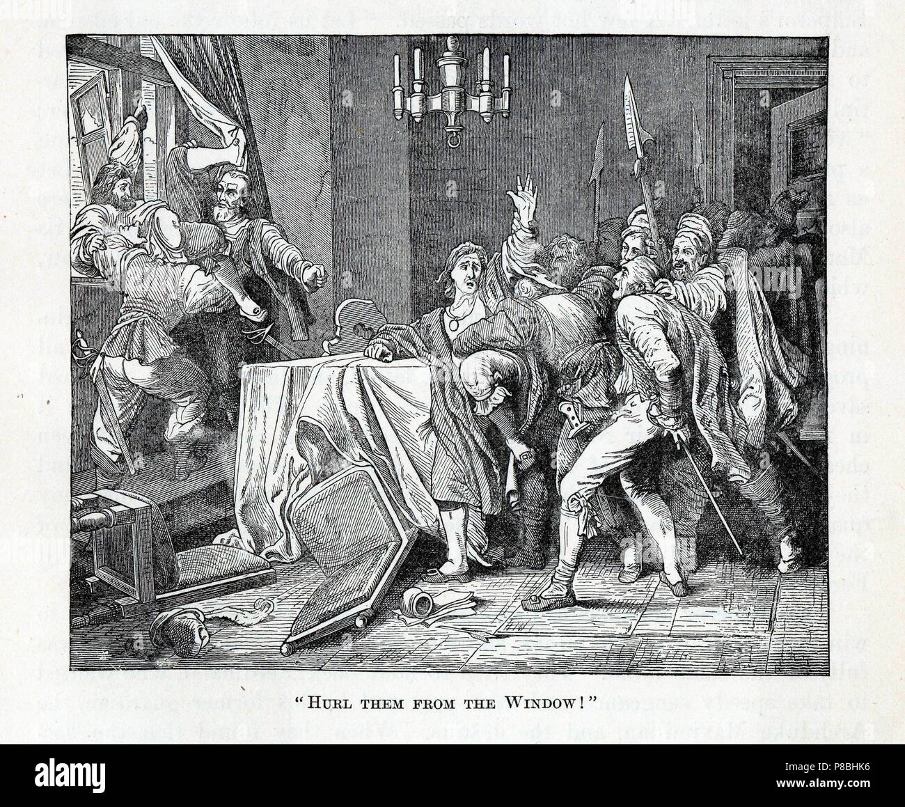 Schleudern Sie aus dem Fenster!. Museum: private Sammlung. Stockfoto