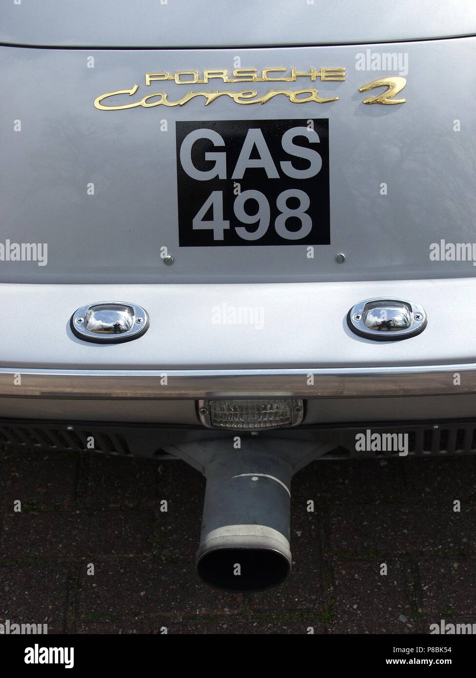 Porsche 356 B Carrera GT 2 Liter Wettbewerb Coupé 1962 - Übersicht hinten Auto close up Stockfoto