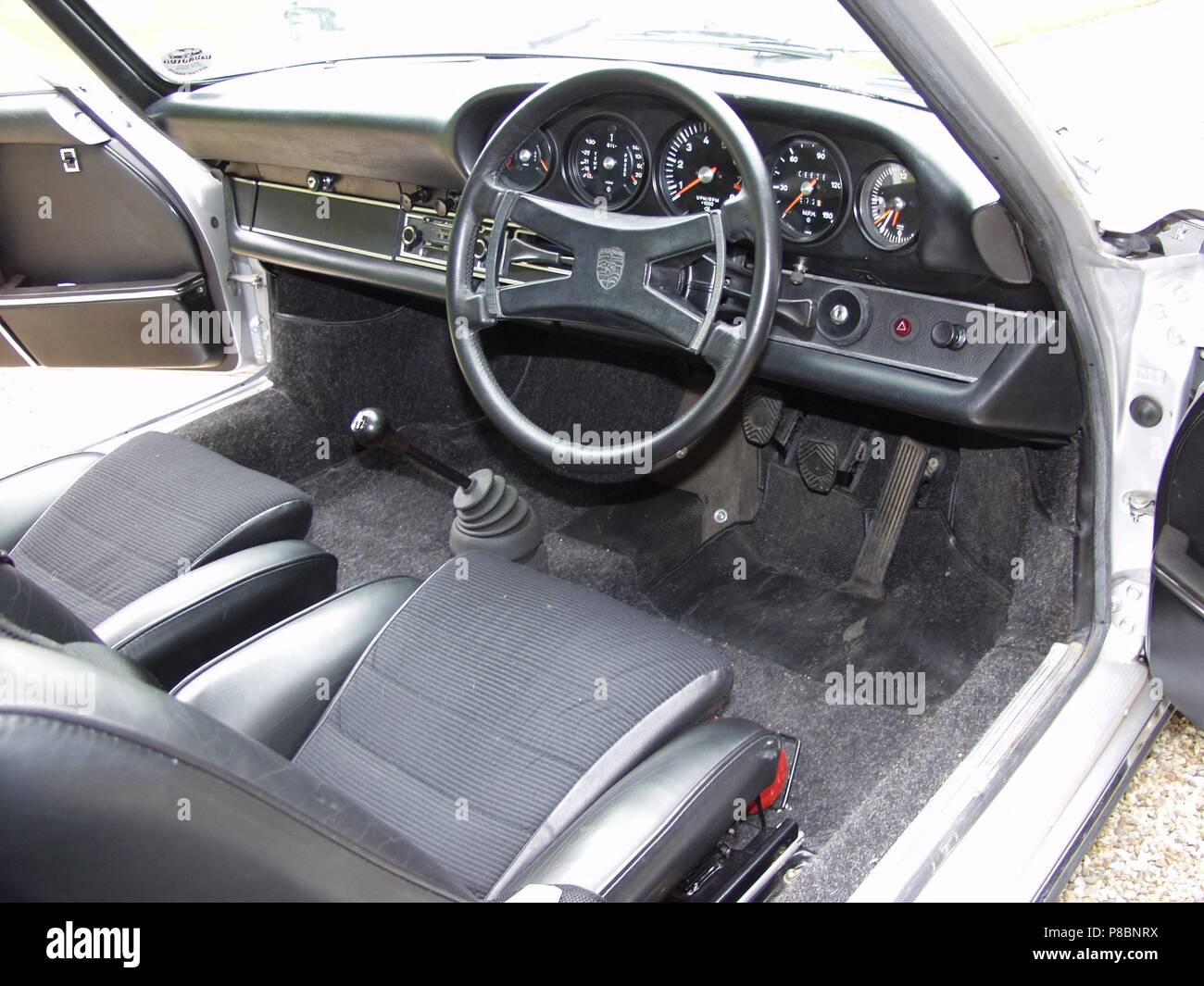 Classic Porsche 911 Interior Stockfotos Classic Porsche