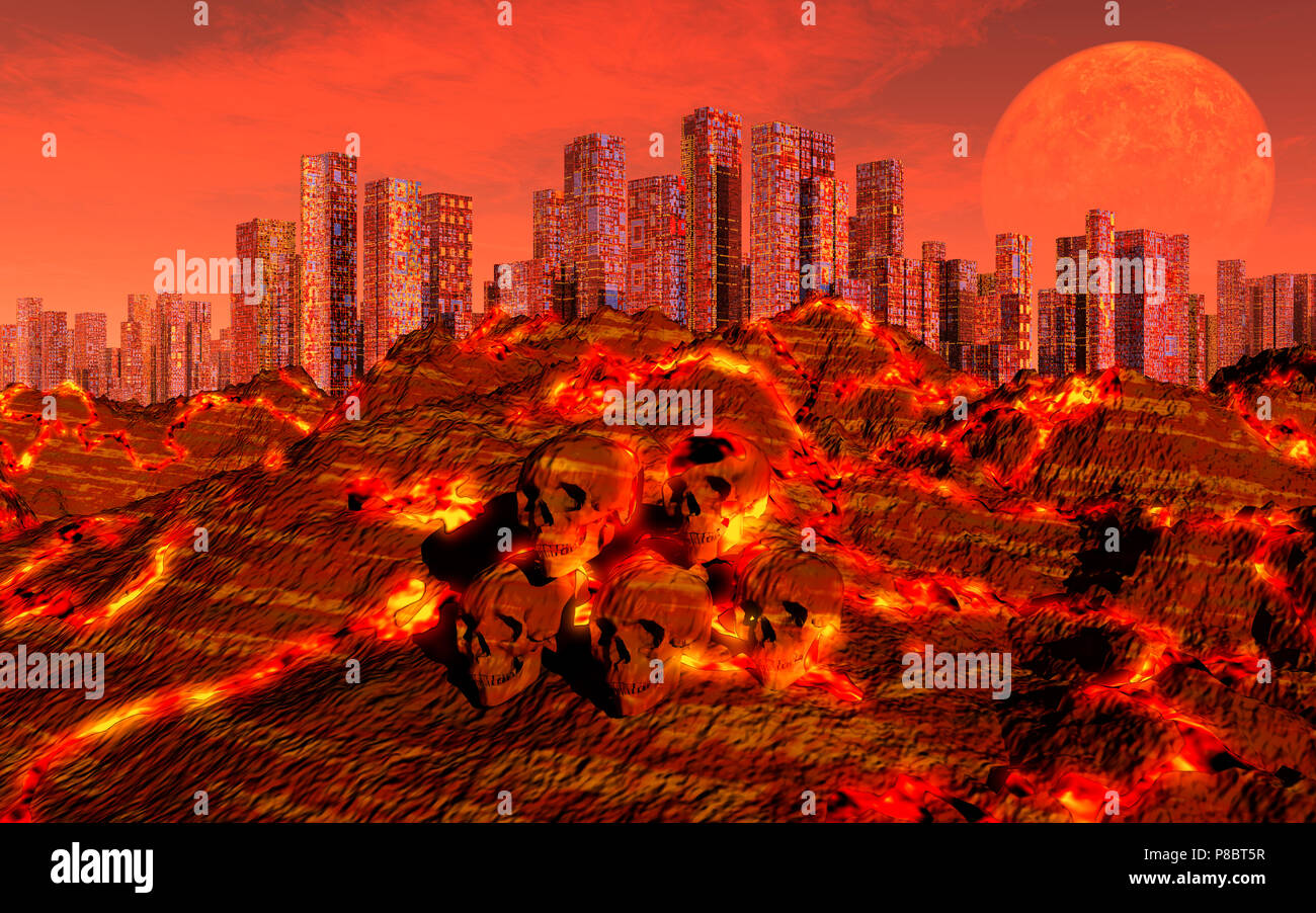 Sterbende Welt Stockfoto