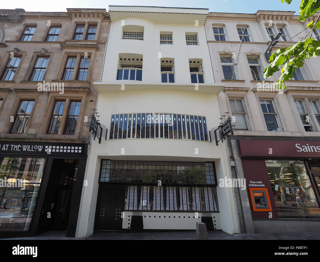 Rennie Mackintosh Tea Rooms Glasgow Stockfotos Rennie