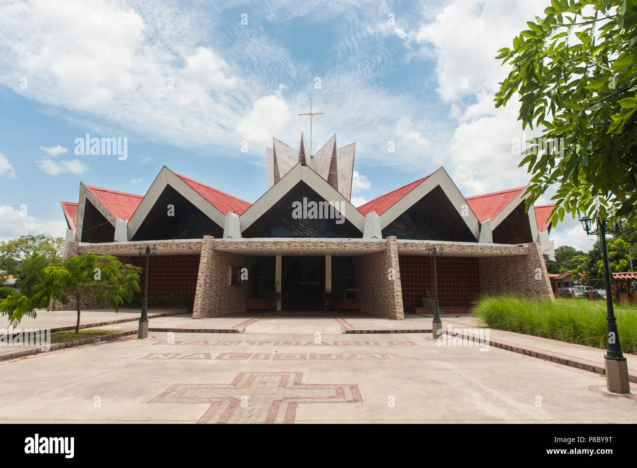 Kirche von Santo Cristo de Esquipulas in Santa Cruz, Guanacaste, Costa Rica Stockfoto