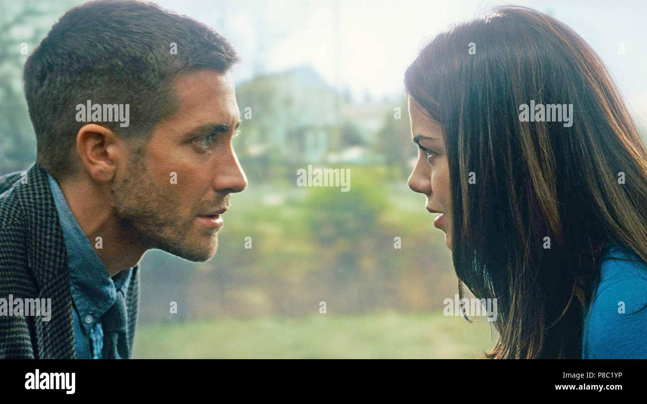 SOURCE CODE 2011 Summit Entertainment Film mit Jake Gyllenhaal und Michelle Monaghan. Stockfoto