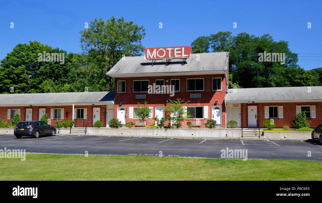 Ein Motel in Westchester Stockfoto