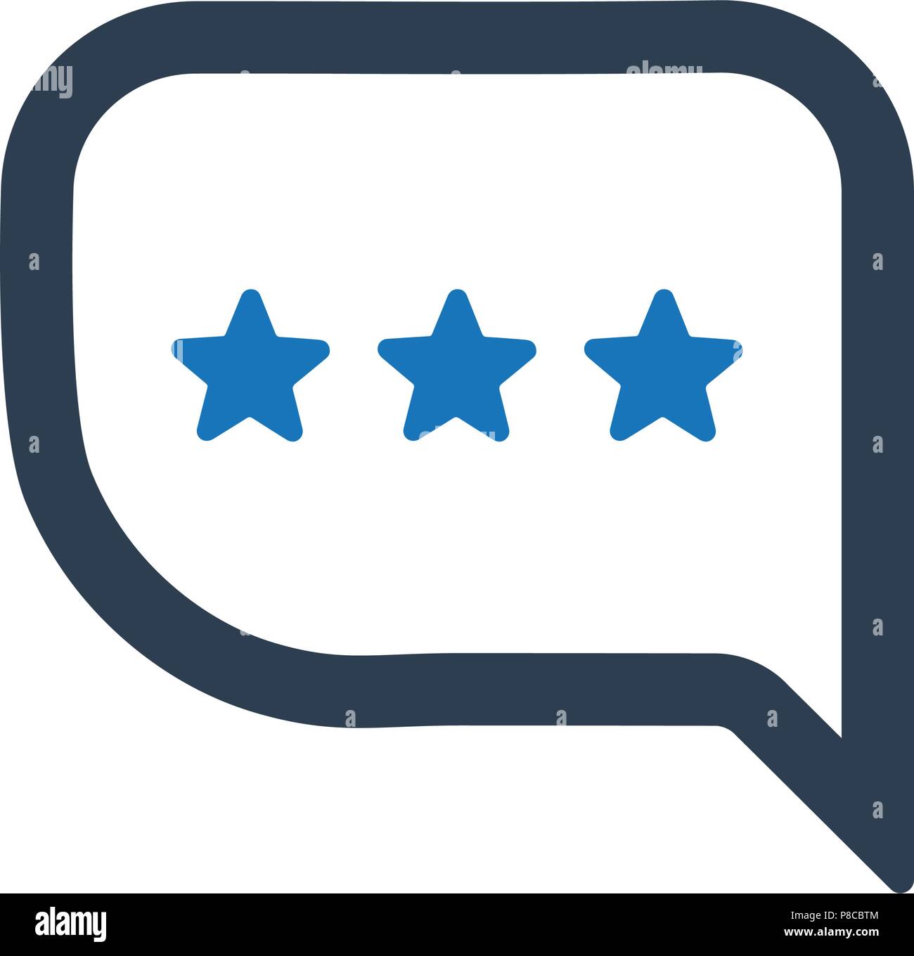 Zufriedenheit Feedback Symbol Stock Vektor