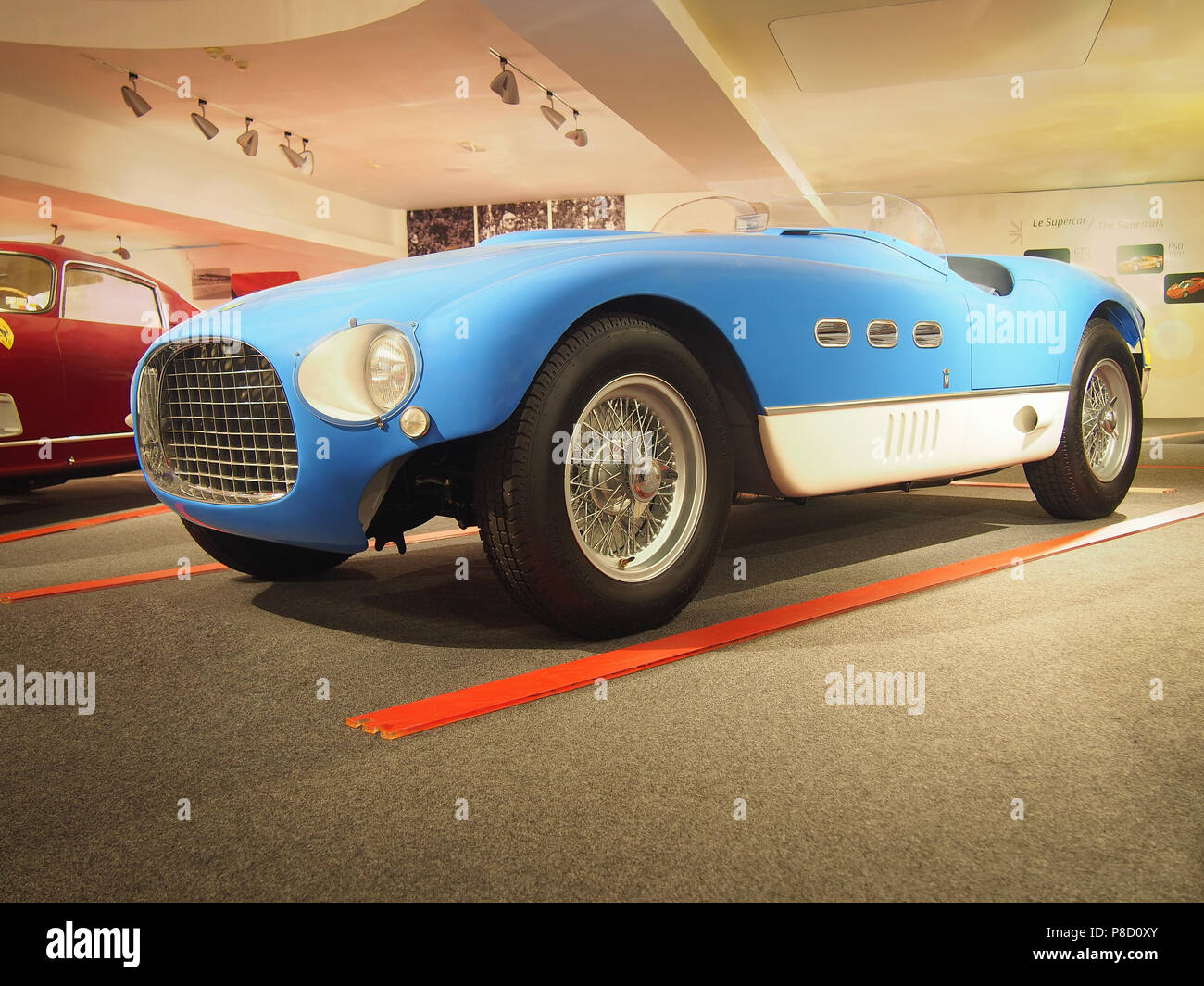 MARANELLO, ITALIEN - Juli 21, 2017: 1953 Ferrari 340 MM im Ferrari Museum. Stockfoto
